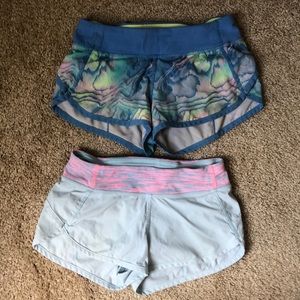 Pair of size 8, Ivivva girls athletic shorts